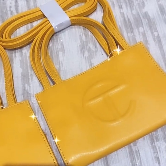 Yellow mini telfar - Picture 1 of 2